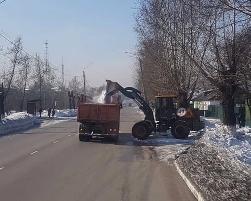 вывоз снега в красноярске от компании «Чистый Город» по низкой цене